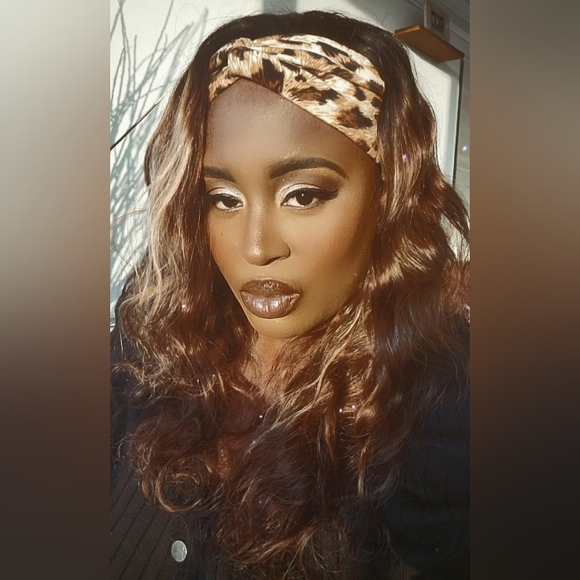 Pre❤Gently Worn (Once) Human Hair Ombre Headband Wig: 16 inc… - Picture 5 of 7